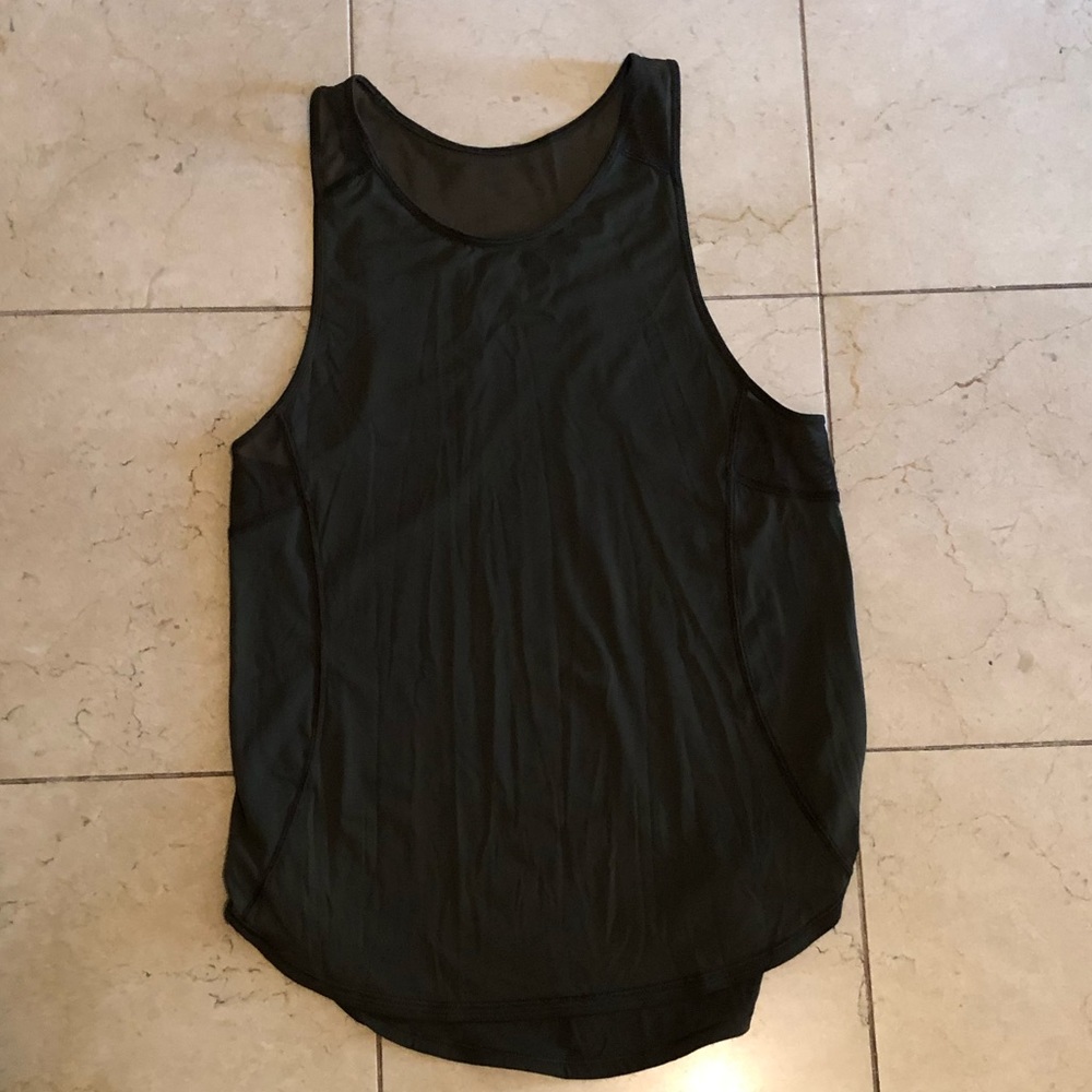 Lululemon Sculpt tank Olive 4